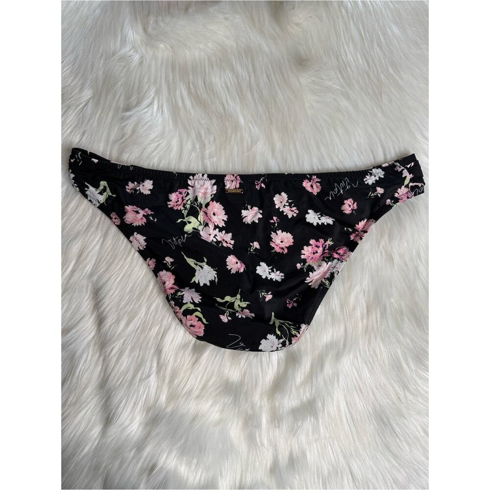 Victoria’s Secret Black and Pink Floral Halter Bikini Set - Picture 6 of 9